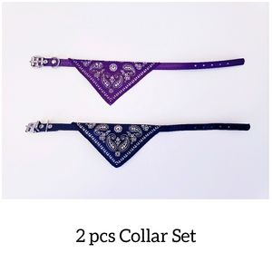 2 pcs Pet Bandana Collars "NWOT"
